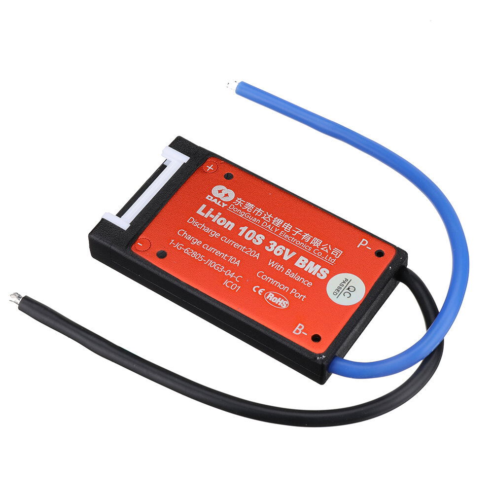 

DALY DL10S 10S 36V 20A BMS Battery Protection Board Waterproof BMS For Rechargeable Lifepo4 Lithium Battery E-Bike E-Sco
