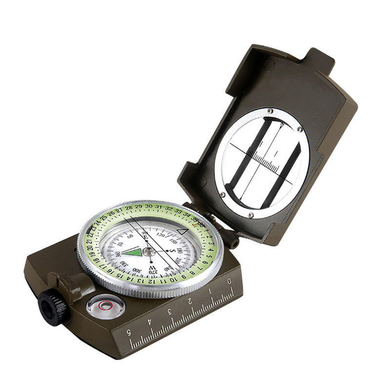 EJAKEY EK1001 Outdoor Professioneel Geologisch Lichtgevend Kompas Waterdicht Tactisch Kompas 