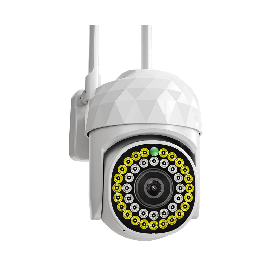 Xiaovv V380pro HD 2MP WIFI IP-camera Waterdichte Infrarood Full Color Nachtzicht Beveiligingscamera 