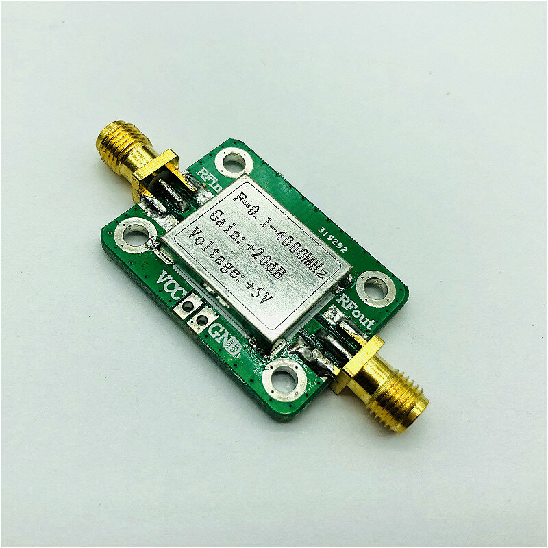 01 4000MHz 20dB DC 5V RF Microwave Amplifier SMA Female Connector