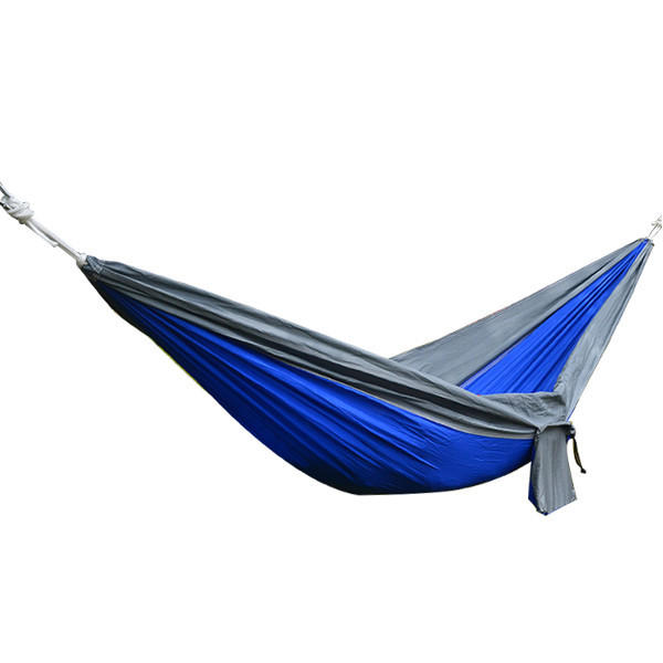 IPRee ™ 270x140CM Portable Parachute Hammock Nylon Dubbele Swing Bed Voor Camping Wandelen Reizen