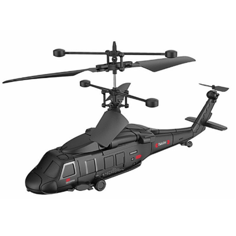CH038 3.5CH Tail-lock Gyroscoop LED Licht Militaire RC Helikopter RTF
