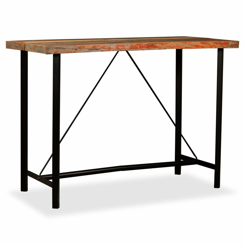 Bar Table Solid Reclaimed Wood 59