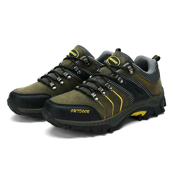 Men breathable wear resistance outsole outdoor hiking athletic shoes ...