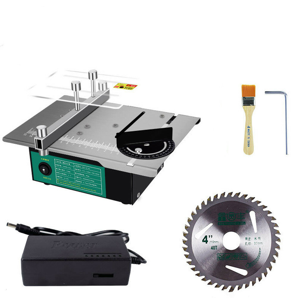 

Mini Table Saw Angle Adjustable Electric Desktop Saws Household Cutting Grinding Tool Woodworking Lathe Machine Electric