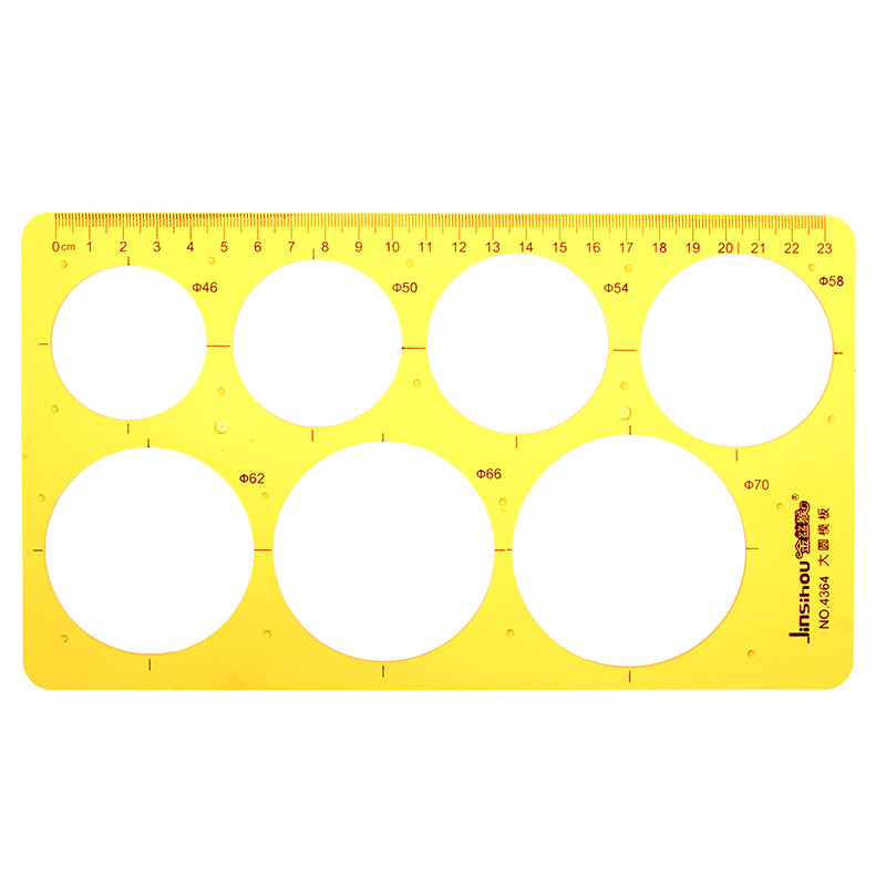 

Big Circle Round Circular Drawing Template KT Soft Plastic Ruler Design Drawing Board