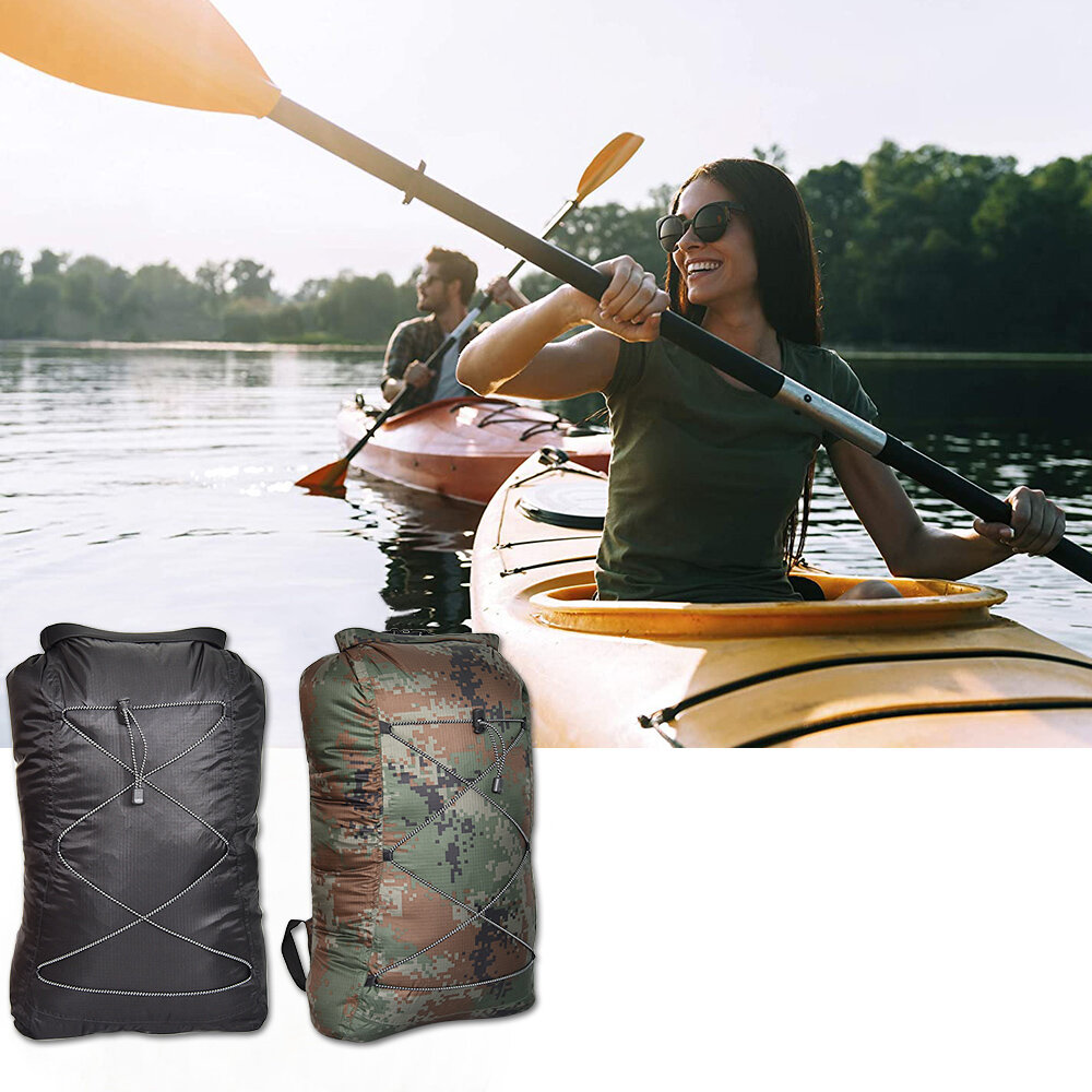 IPRee® 23L Waterproof Backpack Lightweight FoldingSwimming Moisture Proof Storage Bag Outdoor Camping Water Sport