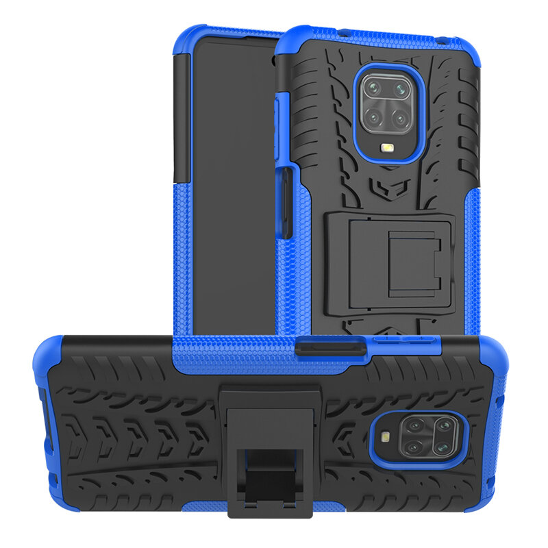 

Bakeey for Xiaomi Redmi Note 9S / Redmi Note 9 Pro / Redmi Note 9 Pro Max Case Armor Shockproof Non-slip with Bracket St