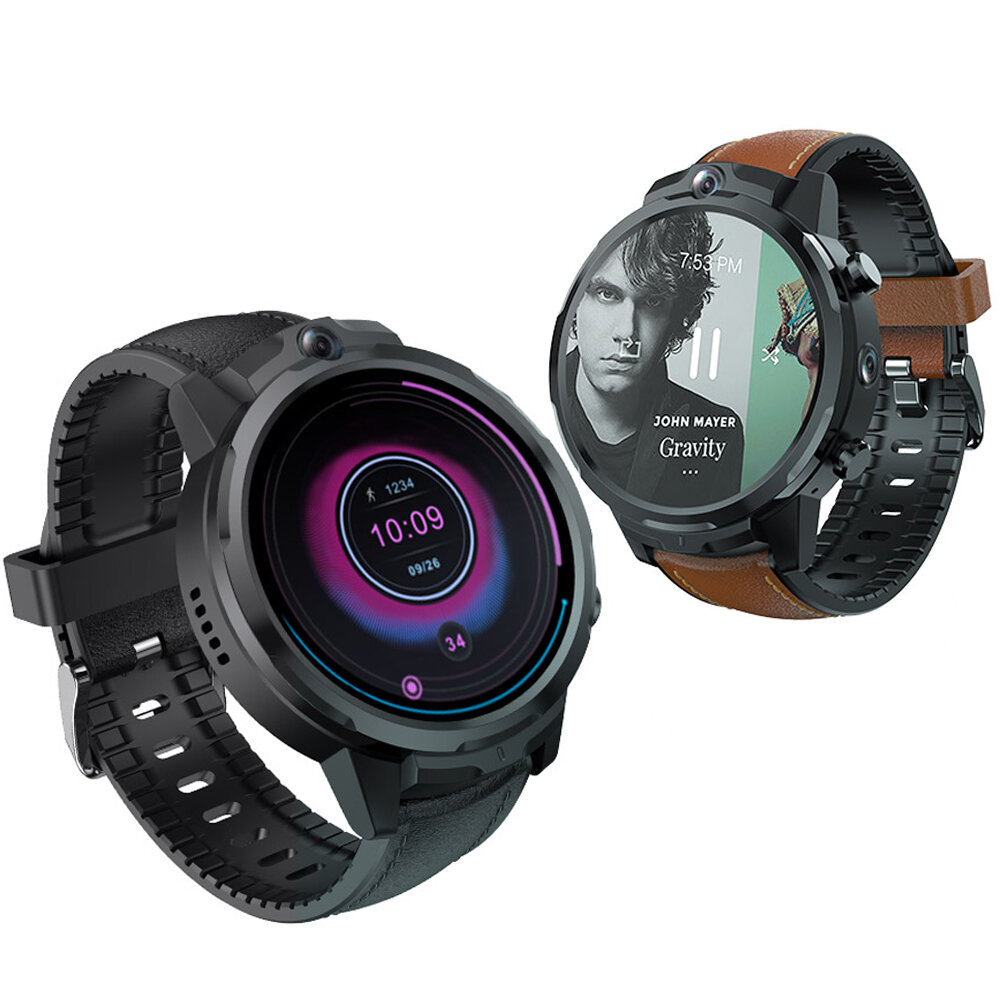 01S Face Unlock ALLCALL Awatch GT2 Face Recoginition 3G32G Dual Cameras WIFI GPS Removable Strap Dual 4G Smart Watch