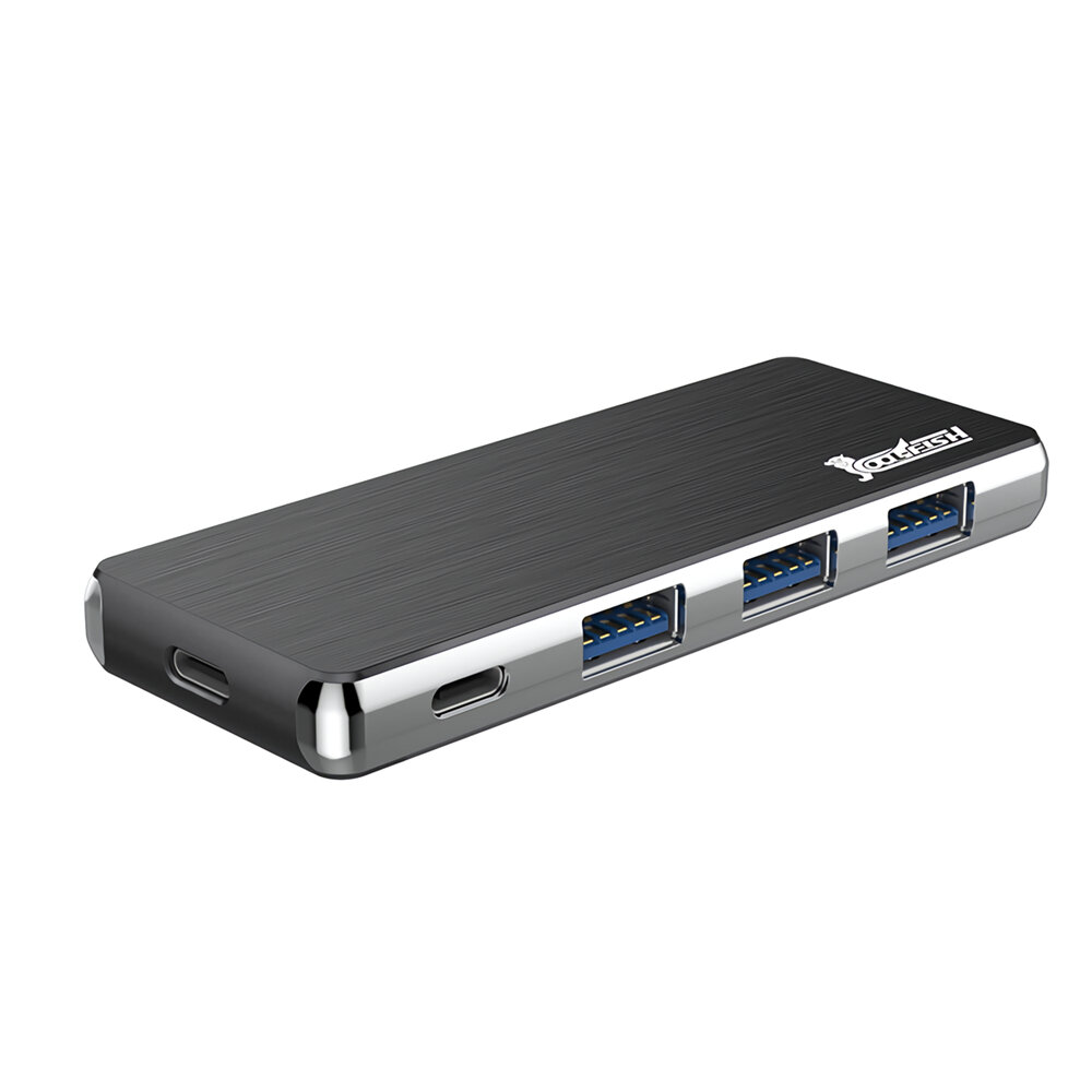 Coolfish External SSD Hard Drive with USB Hub USB-C USB-A PD Charging Type-C USB 3.0 Solid State Drive for Windows Andro