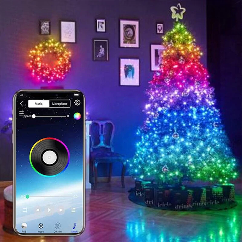 Okos karácsonyfa világítás