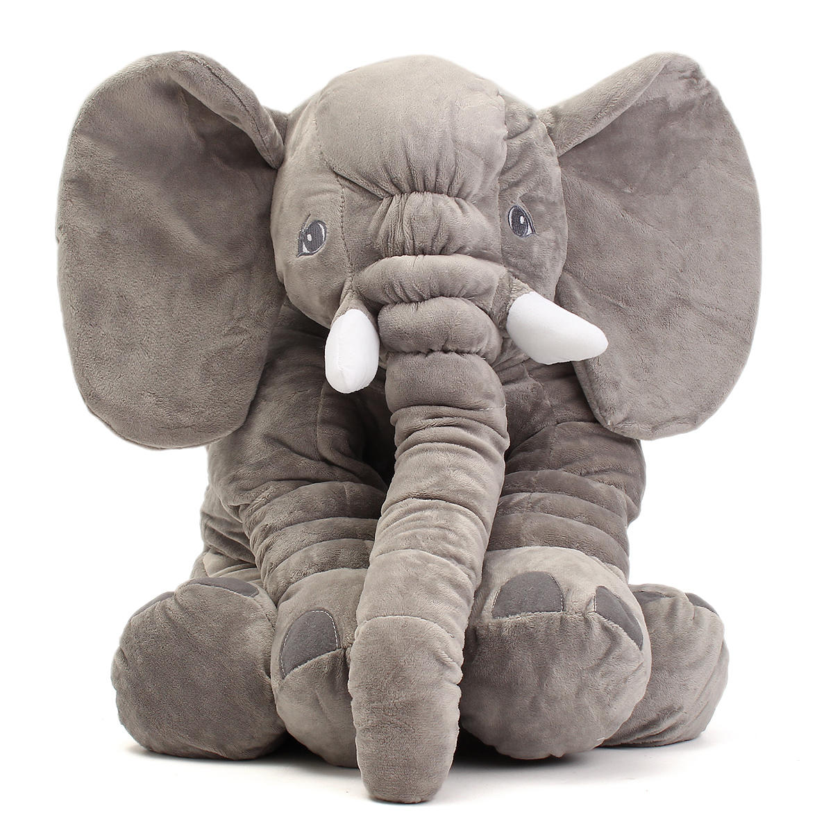 23.5" 60cm Cute Jumbo Elephant Plush Doll Stuffed Animal Soft Kids Toy Gift