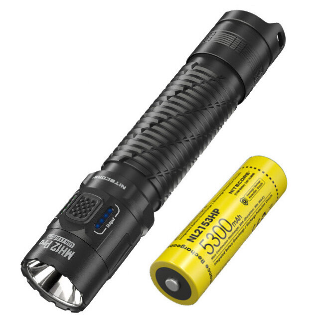 NITECORE MH12 PRO 3300lm 505m 21700 USB-C Rechargeable Flashlight Outdoor Strong Light Flashlight Ultra Bright Long Rang