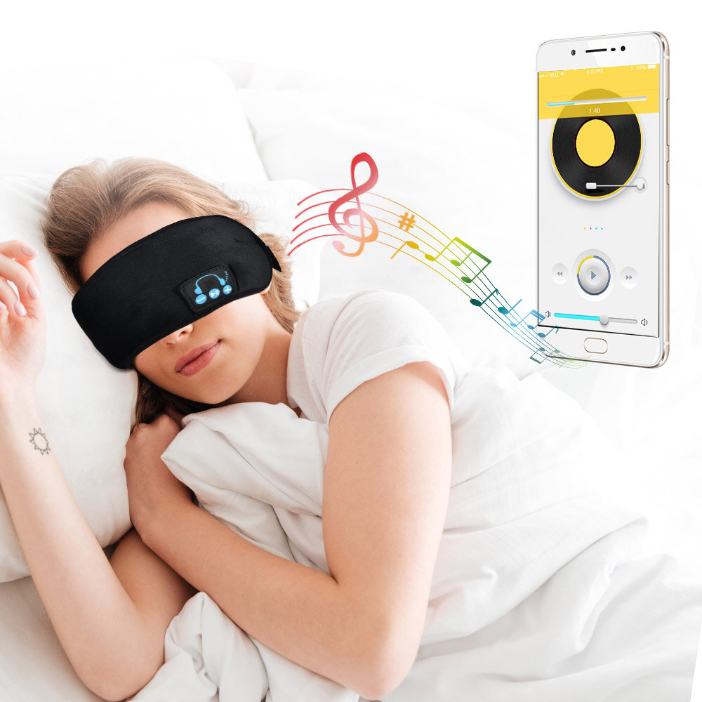 Wireless buetooth Smart Eye Mask Sleep Headphones Music Player Sleeping Eyewear bluetooth 5.0 Shadin