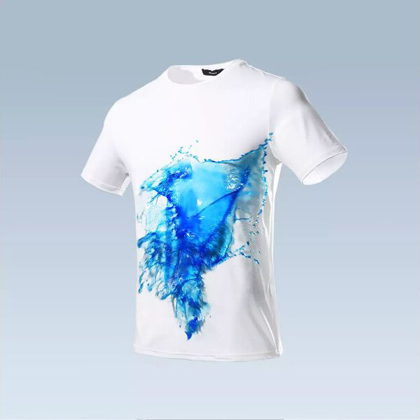 BEVERRY Waterdicht Antifouling Ademend Creatief T-shirt met korte mouwen Outdoor Klimmen Wandel T-shirts