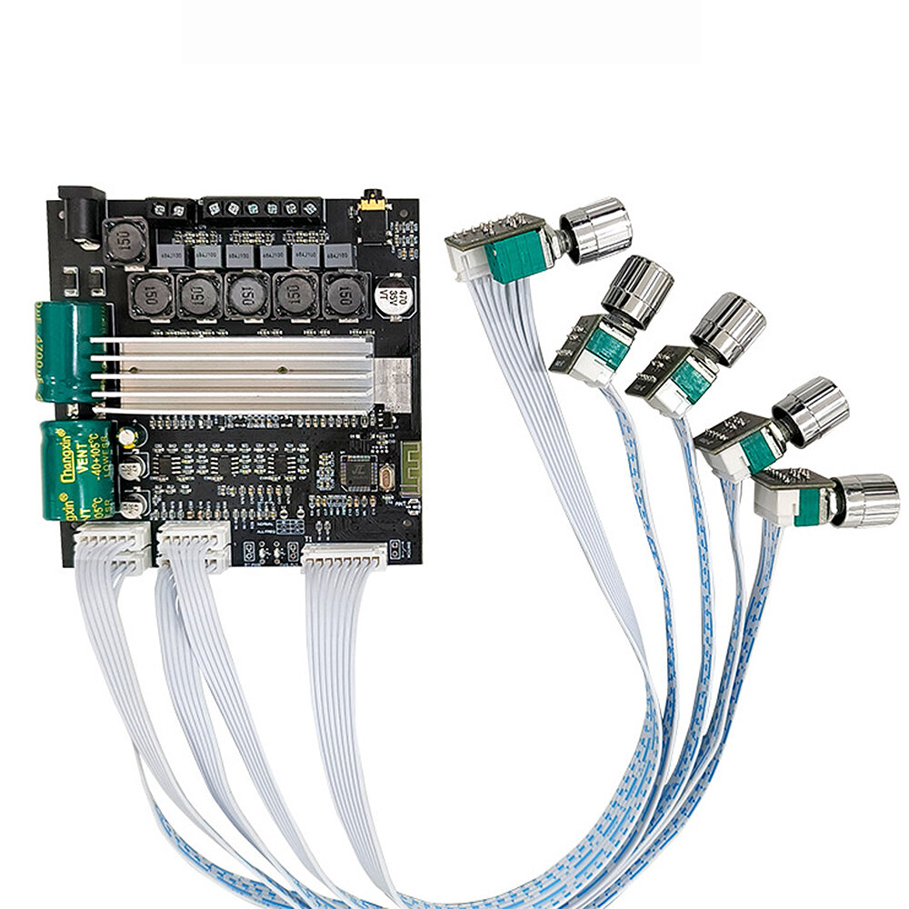 ZK-TB22P 2.1 Kanaals Bluetooth 5.1 Audio Eindversterker Board TWS Paring Interconnect 50W + 50W + 10