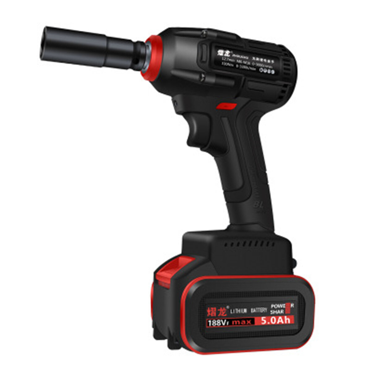 100 240V 21V Cordless Brushless Electric Wrench 800Nm Impact Wrench 20000mAh Recharge