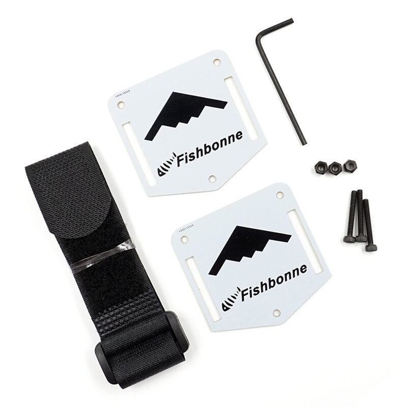 Fishbonne DIY FPV Racing Drone Backpack Spare Part Hang Set Strap Tie & Mounting Plate