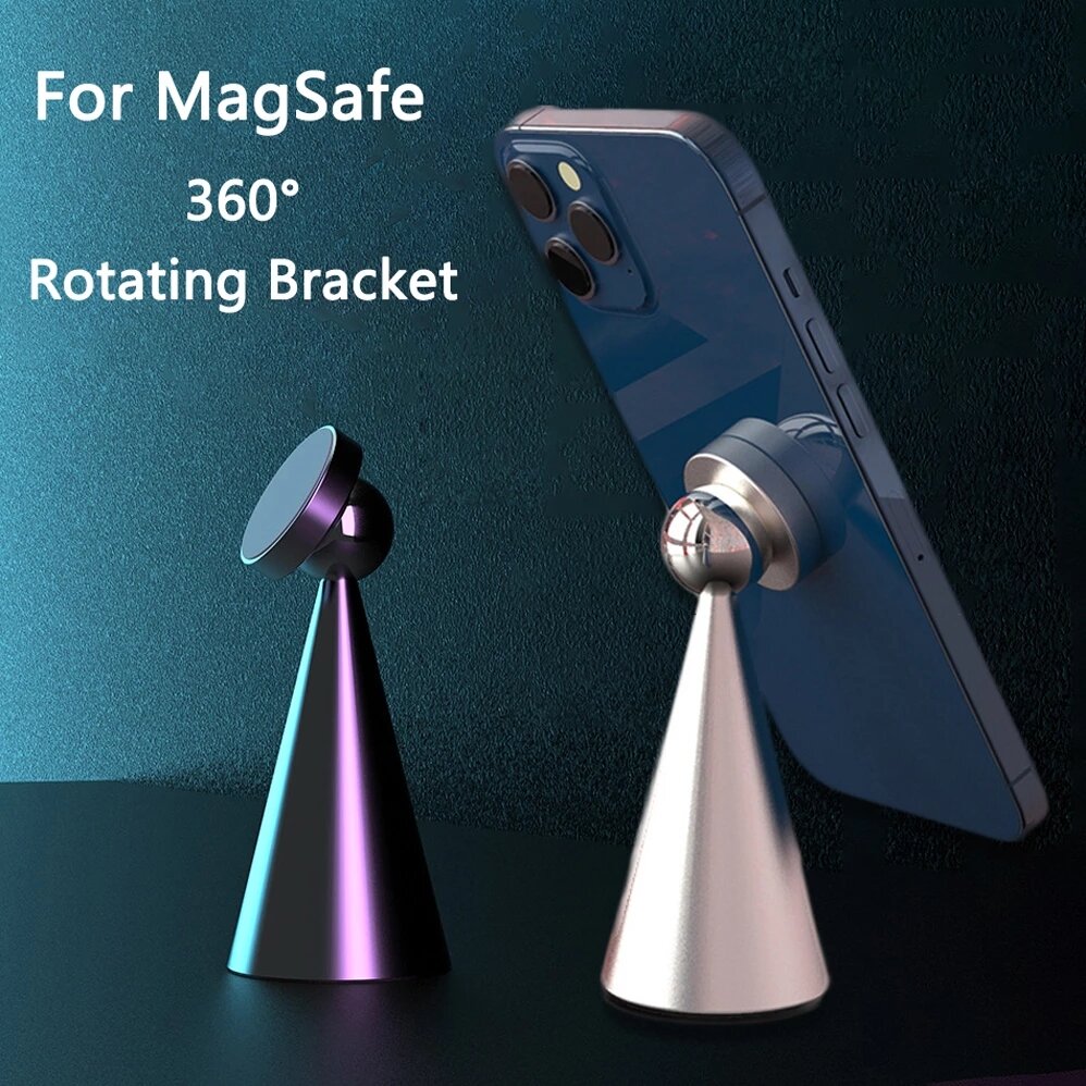 SSKY X20 Para MagSafe Charger Base Mount 360 ° Rotação Magnetic Aluminium Alloy Desktop Holder for iPhone 12 Series