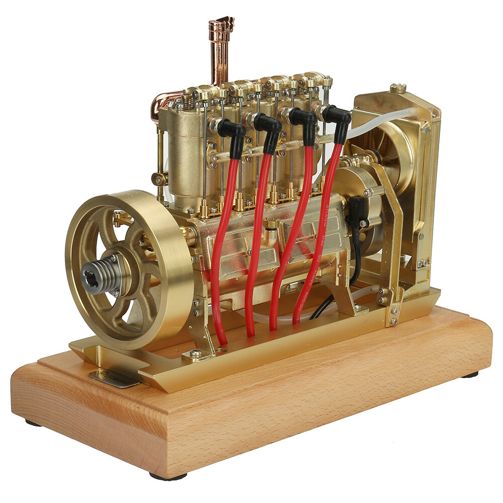 

H75 Vertical Four-cylinder Gasoline Engine Model Mechanical Science Experiment Toys