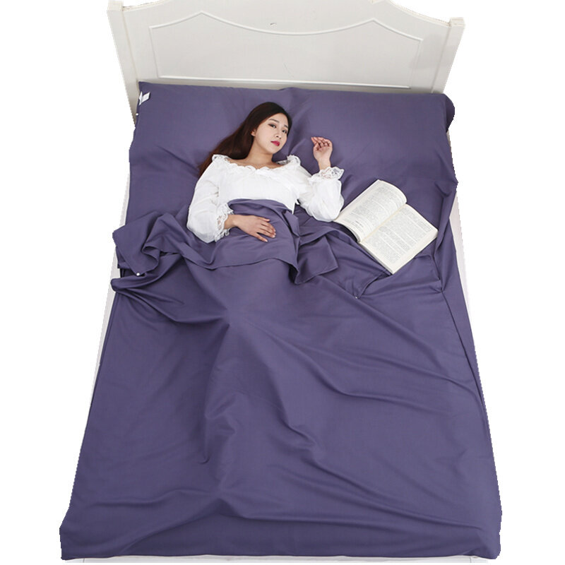 Forro de seda Dormir Bolsa Acampamento Viagem Folha Interior Saco de Dormir Adulto Solteiro Pessoas Duplas Tapete de Dormir