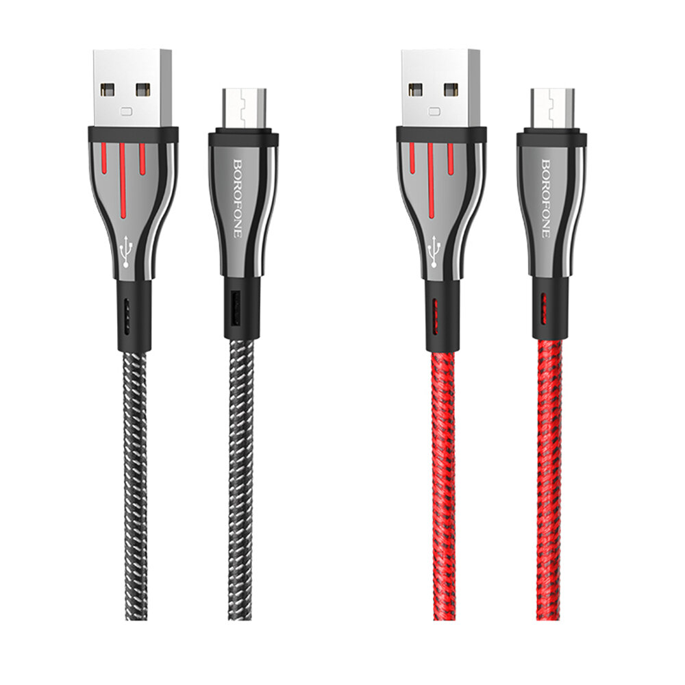 

HOCO BU23 2.4A Type C Micro USB Fast Charging Data Cable For Huawei P30 Pro Mate 30 Mi10 K30 S20 5G