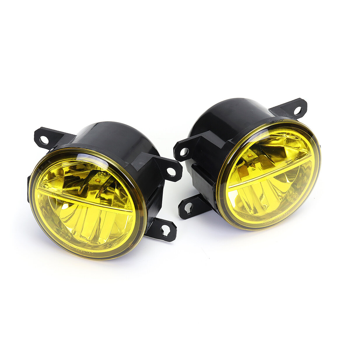 Right/Left LED Front Fog Light Lamp Lens with H8/H11 Bulbs Amber Universal For Honda Civic Fit Odyssey