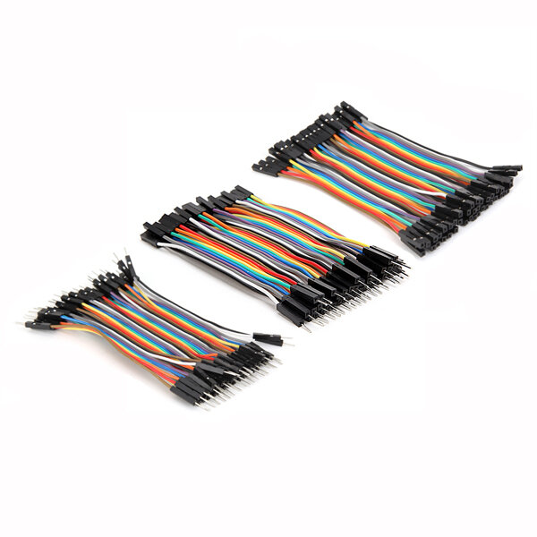 2stk 10p Jumper cable 1,27mm tono cables de cinta steckbrett DIY 1m largo