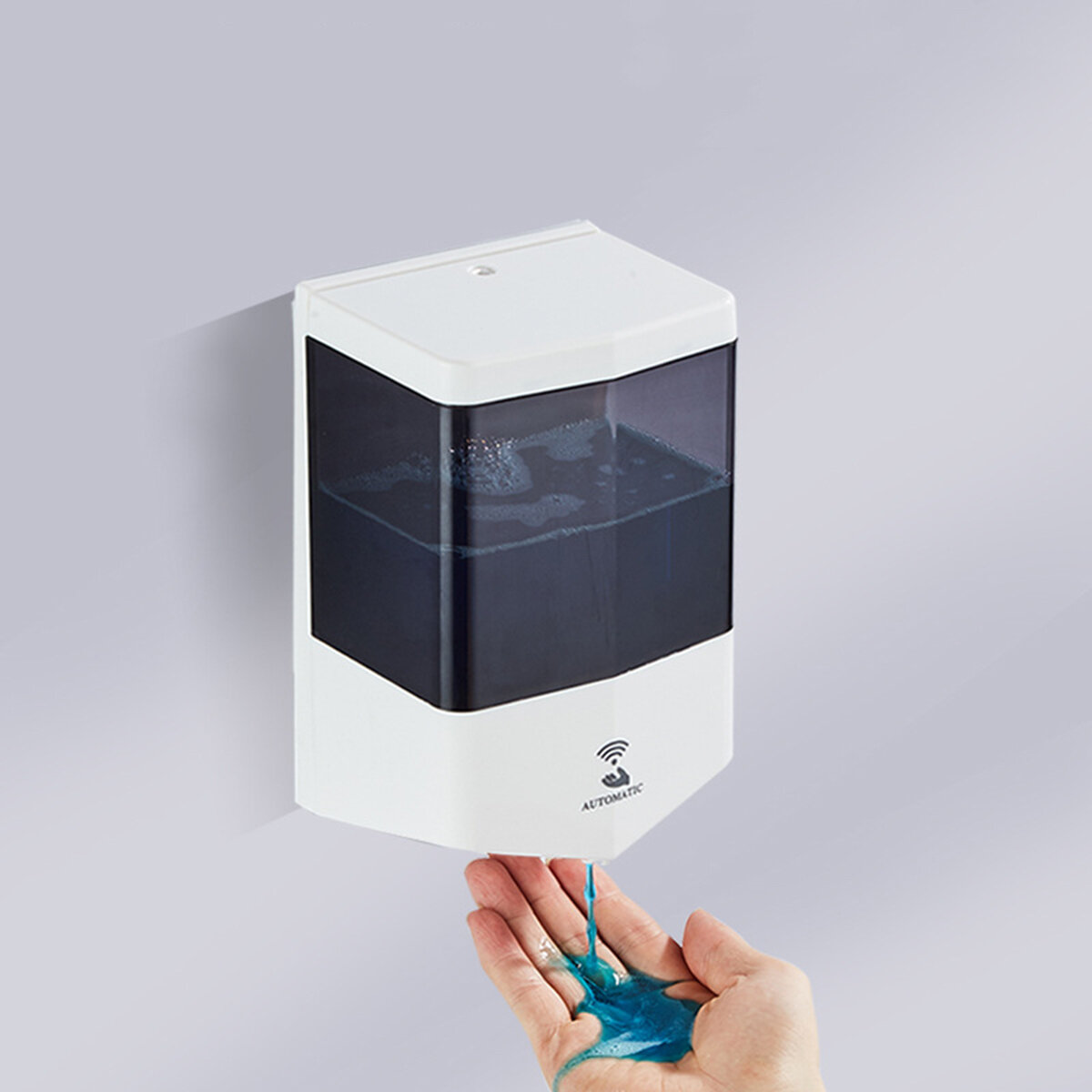 

Automatic Soap Dispenser 600ml Touchless Sensor Hand Sanitizer Detergent Dispenser Wall Mounted For Bathroom Kitchen