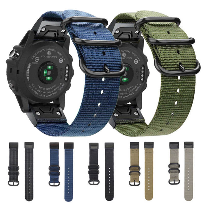 Bakeey Nylon 20 mm horlogeband Quick Release-band voor Garmin Fenix 5S Plus 5S 6S Smart Watch