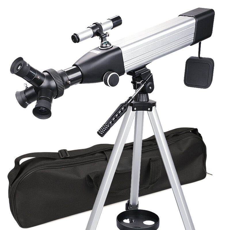 IPRee® 166X HD Telescopio Monocular Astronómico Profesional de Zoom Súper para Observación de Cuerpos Celestes en el Espacio con Trípode y Soporte para Teléfono.