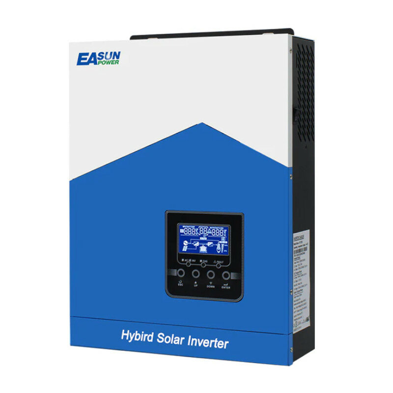[EU Direct] EASUN POWER Solar Inverter 3.2KW 220V Off Grid Inverter MPPT 80A Solar Charger PV 3000W 450VDC Input อินเวอร์เตอร์แบบเส้นคลื่นซิง  สนับสนุนด้วย WIFI-GPRS การตรวจสอบระยะไกล LCD, ISolar SMH II 3.2K--WIFI
