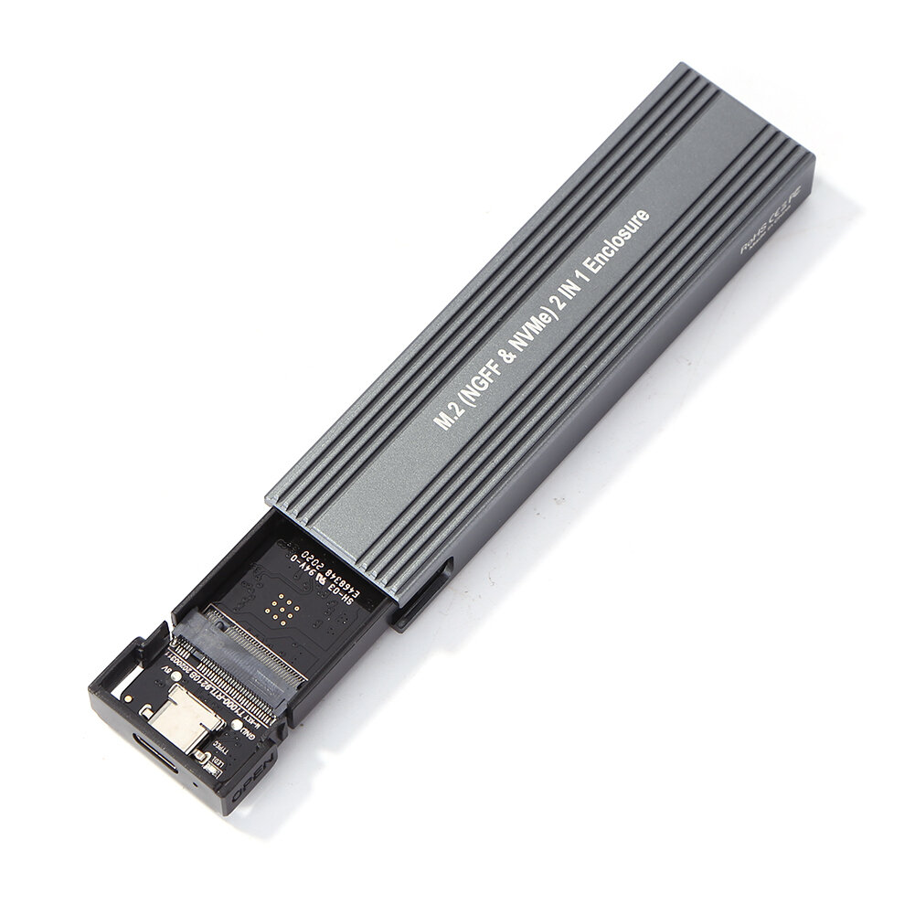 M.2 SSD Case NVME SATA Harde Schijf Behuizing M.2 naar USB Type C 3.1 SSD Adapter NVME PCIE NGFF SAT