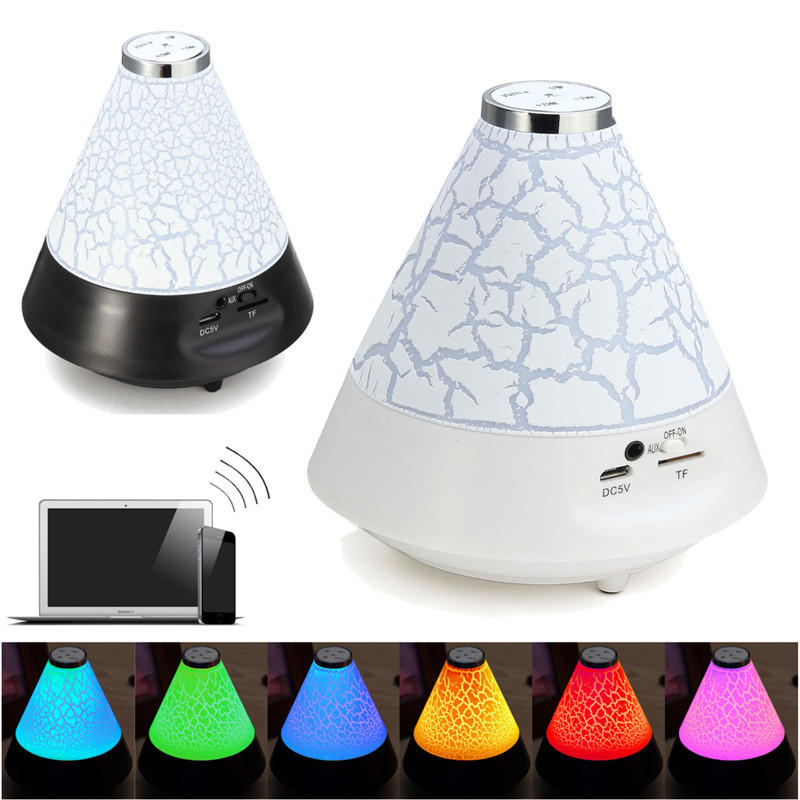 Kleurrijke LED nachtlicht draagbare stereo Bluetooth 3.0 draadloze muziek luidspreker