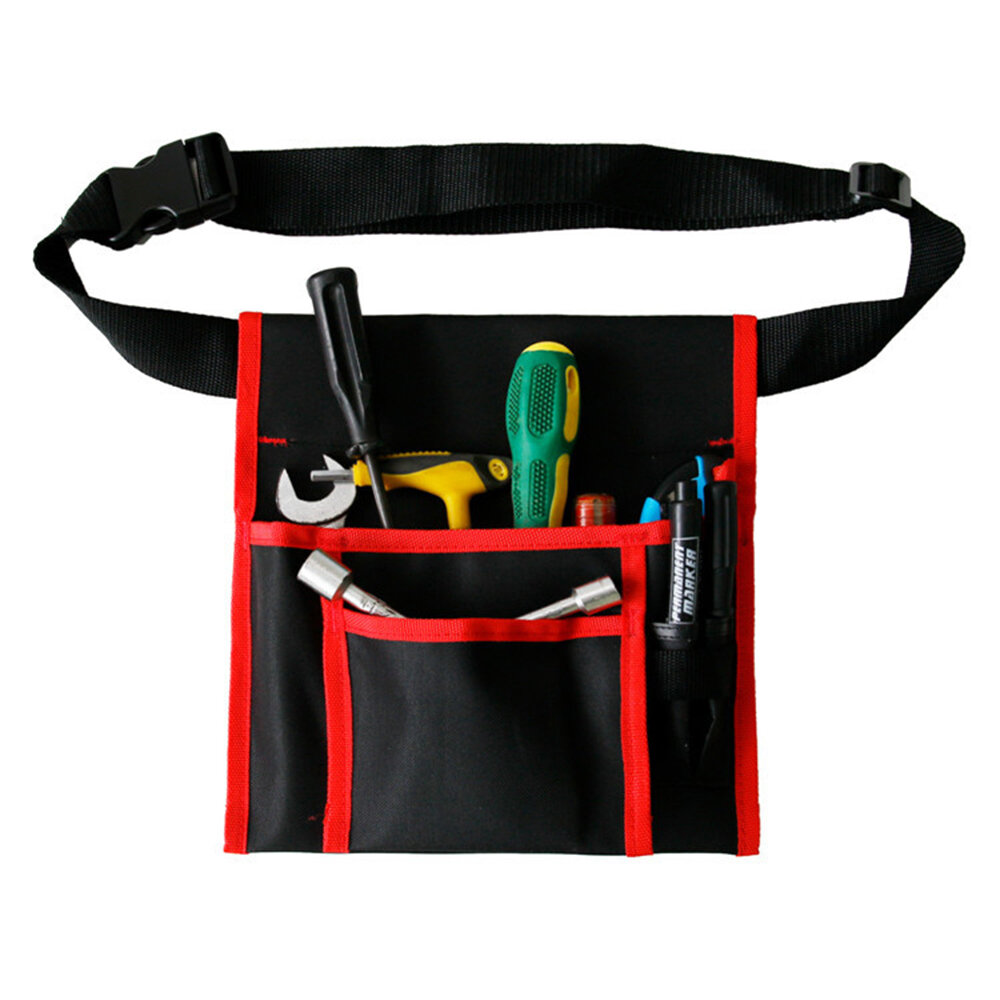 

Electrician Adjustable Tool Pockets 600d Oxford Fabric Belt Bag Maintenance Kit Gardening Working Storage Waist Bag