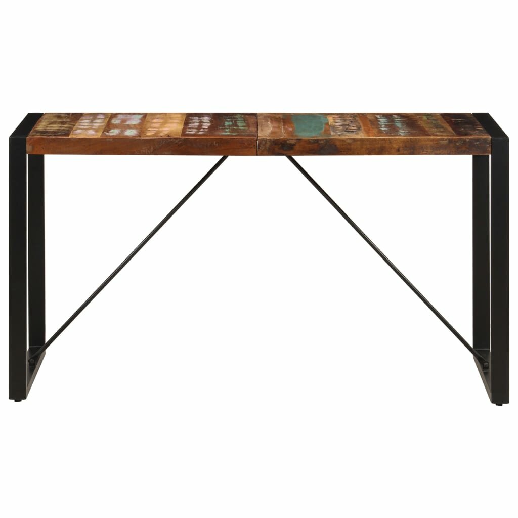 

Dining Table 55.1"x27.6"x29.5" Solid Reclaimed Wood