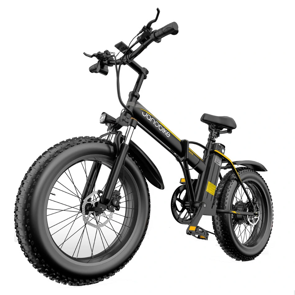[EU DIRECT] JANOBIKE E20 12.8Ah 48V 1000W Electric Bicycle 20inch 30-70km Mileage Range Max Load 200kg