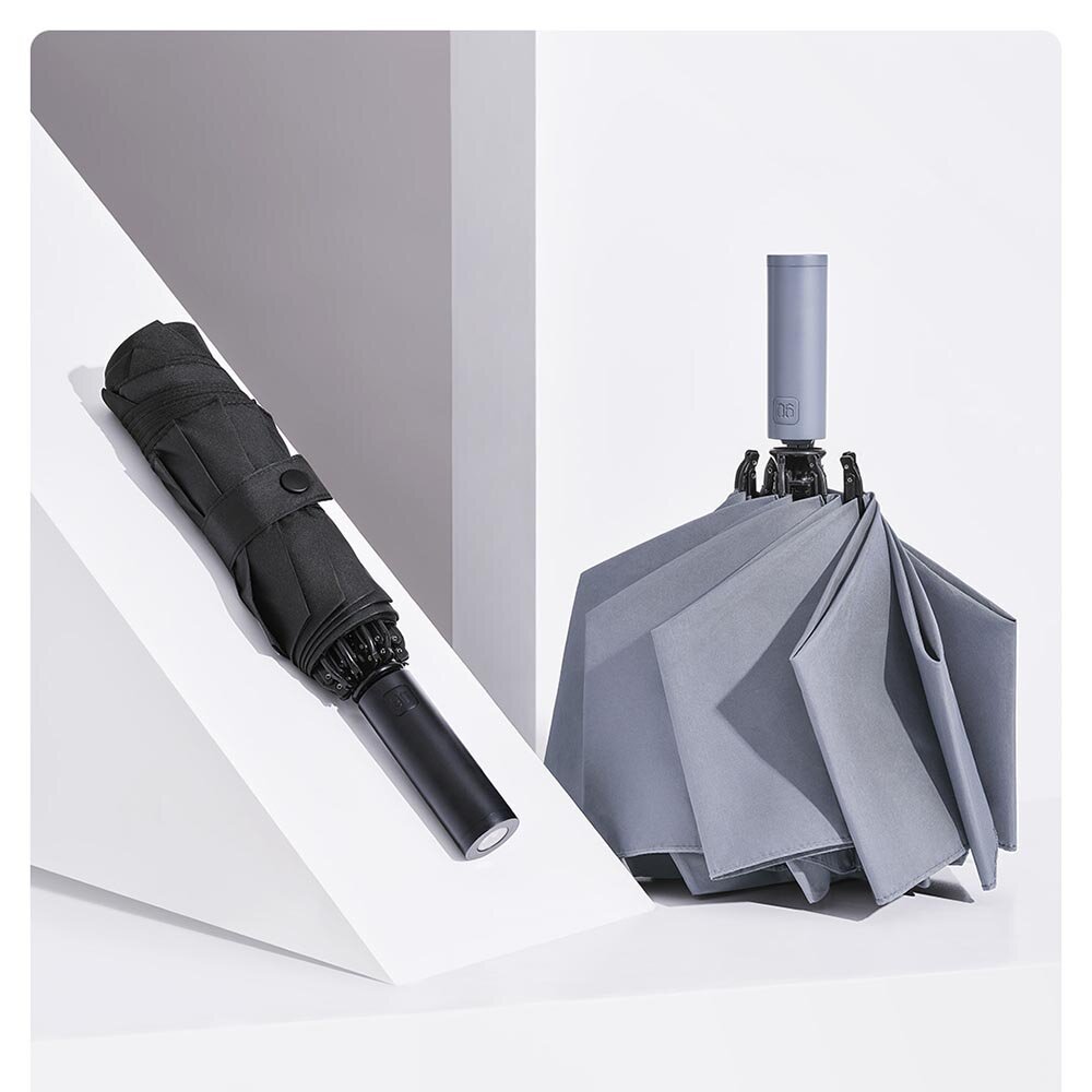 

90FUN 8K Полностью автоматический складной зонт с защитой от УФ-лучей LED 6-ти классный ветрозащитный зонт от