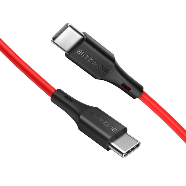BlitzWolf® BW-TC17 3A USB PD Type-C a Type-C Cable de datos de carga 3 pies / 0,9 m para iPad Pro Macbook Pocophone F1
