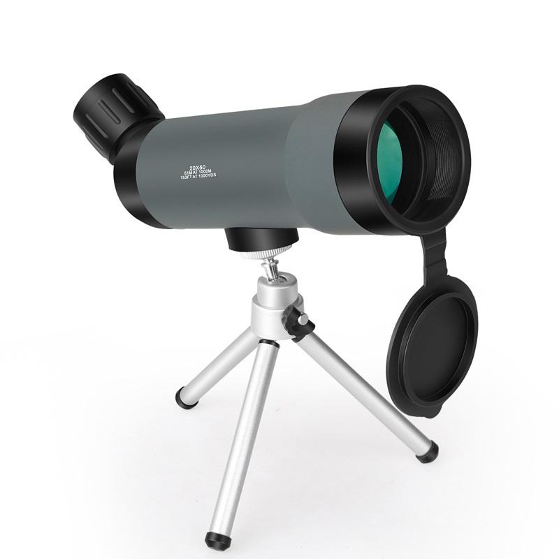 BIJIA Portable 20x50 Telescope HD Zoom Spotting Scope avec trépied Chasse en plein air Birdwatching