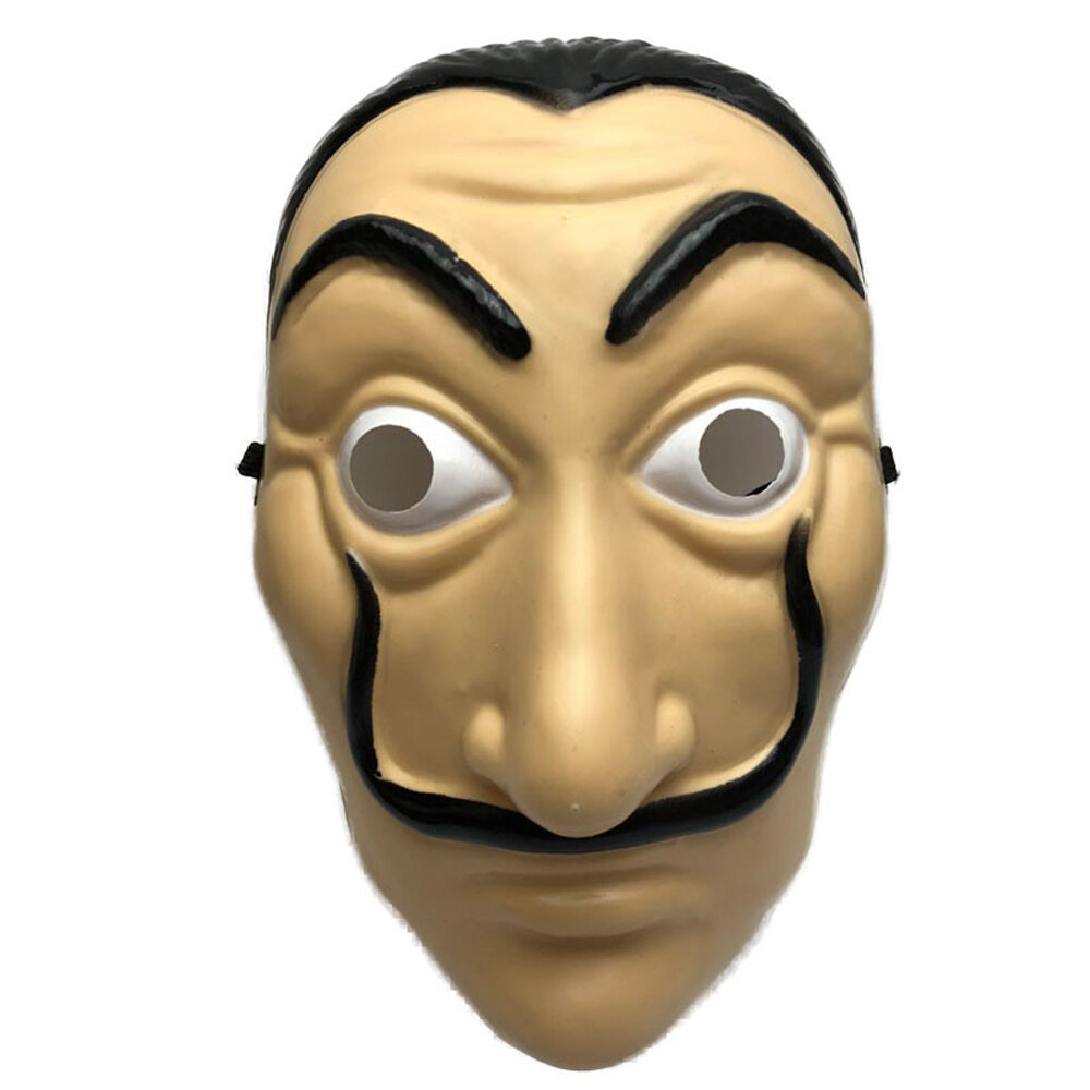 La Casa De Papel Mask for Men Halloween Party Salvador Dali Mask Money Heist Toy 