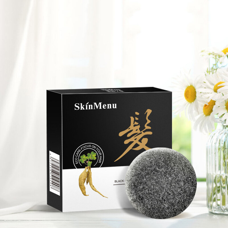 

Herbal Anti-dandruff Polygonum Multiflorum Black Sesame Nourishing Growth Repair Damaged Rough Hair Ufa Soap