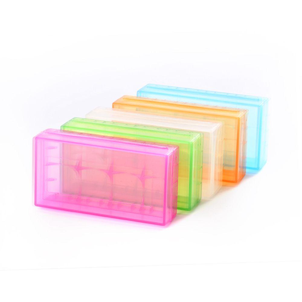 

18650 x 2 Sot Plastic Battery Case Batteries Cover Spare Carrier Holder Storage Box CR123A 16340 R123A 17670 4x Cell 183