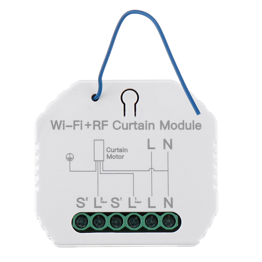 MoesHouse MS-108WR WiFi RF Smart Curtain Blinds Module Switch Roller Shutter Motor Tuya Wireless Rem