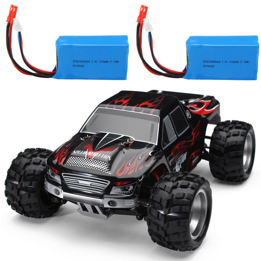 Wltoys A979 with Two Batteries 1/18 2.4G 4WD Off-Road Truck RC Car Vehicles RTR Model
