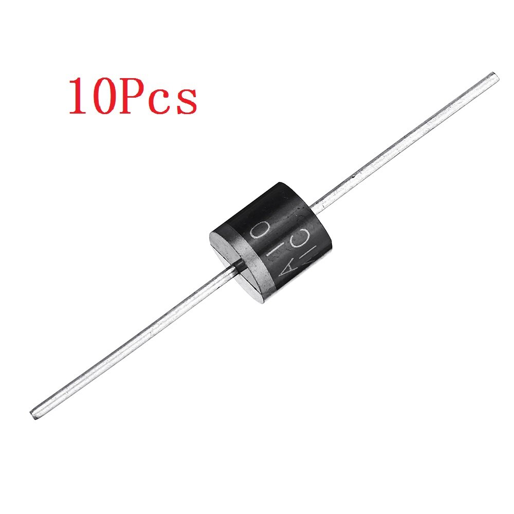 10st 10A 1000V kunststof axiaal gelijkrichter gelijkrichtdiode
