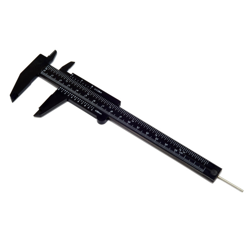 ETOPOO 6 Inch/ 150 mm Mini Plastic Caliper Double Scale Measuring Tool Rectangular Vernier Caliper Fast Read Sliding Gau