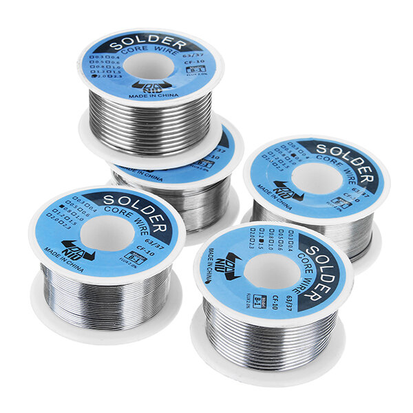 100g 0.5-2mm 63-37 Tin Lead Rosin Core Solder Wire for Electrical Solderding UK