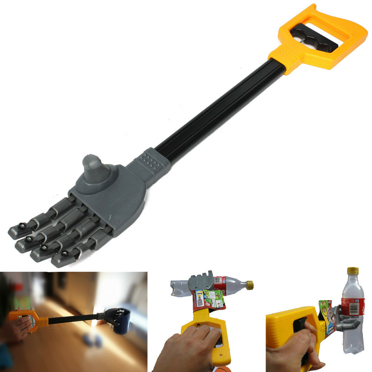 

Plastic Robot Claw Hand Grabber Grabbing Stick Kid Boy Toy Move and Grab Things
