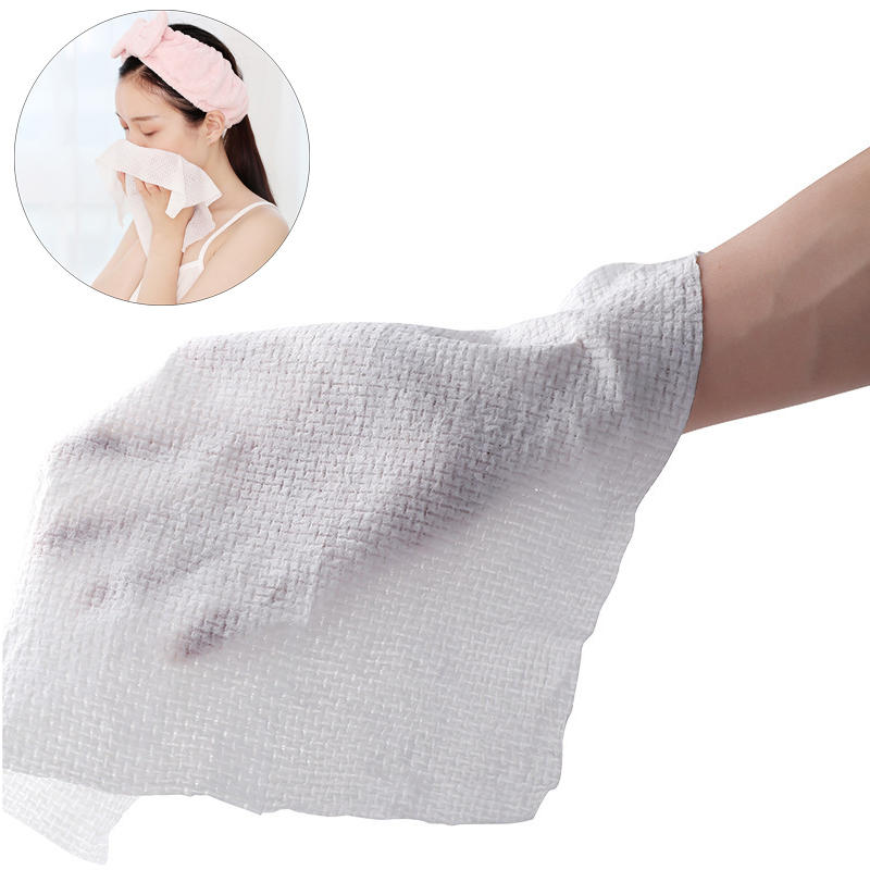 Disposable gecomprimeerde handdoek Travel Camping draagbare badhanddoek Nonwoven make-up washandje